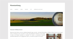 Desktop Screenshot of planetenklang.de